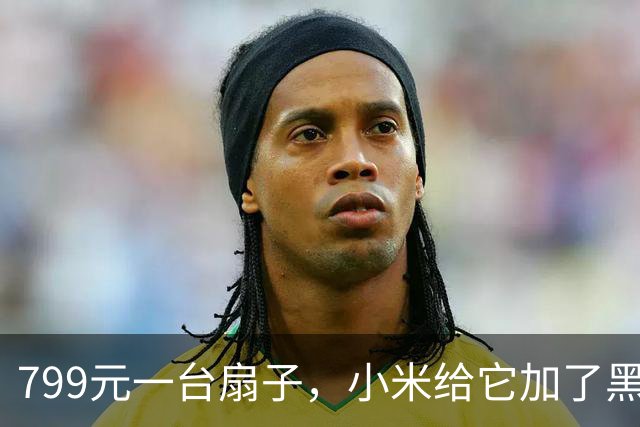 799元一台扇子，小米给它加了黑灰两色